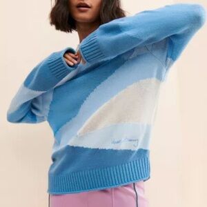 House of Sunny Kelly Landscape Sweater size xs